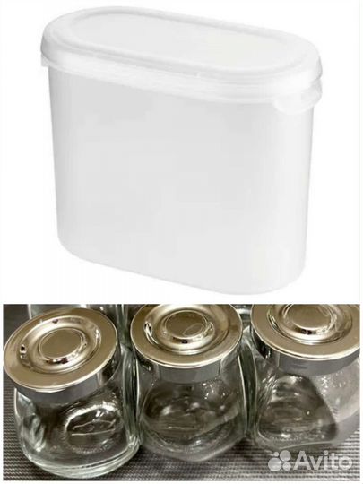 Баночки для специй, контейнеры Икеа