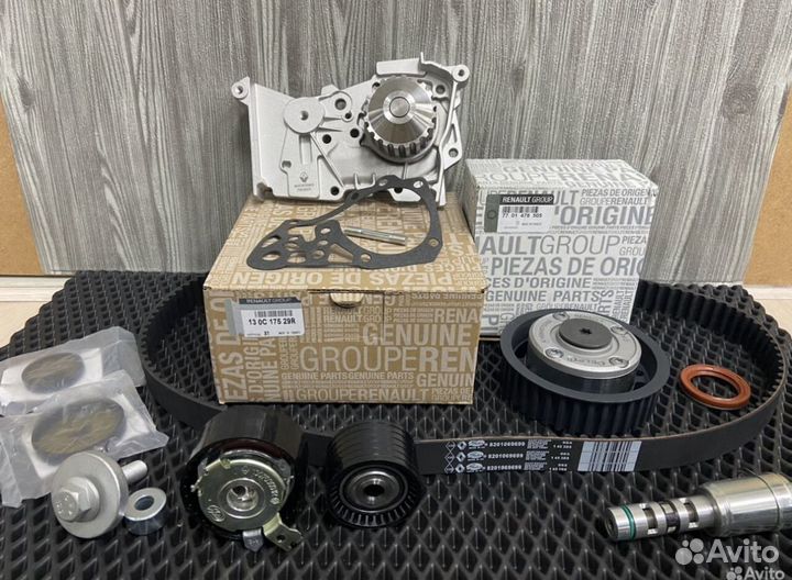 Ремень грм с роликами Renault 1.6 K4M