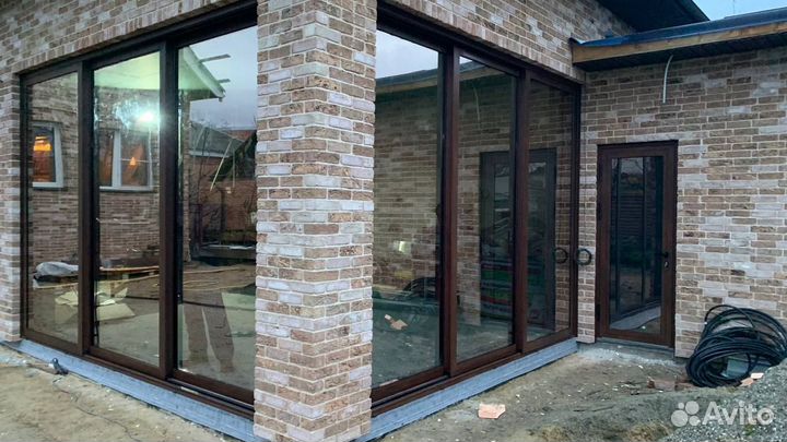 Алюминиевые двери, алюминиевые окна