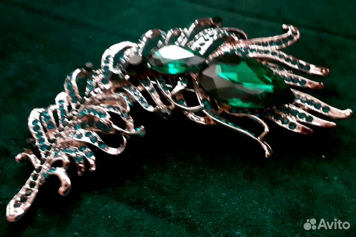 Брошки винтажные Крупные.Камни.Металл