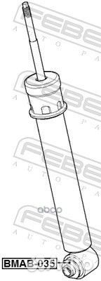 Сайлентблок заднего амортизатора bmab035 Febest