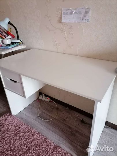 Компьютерный стол белый бу