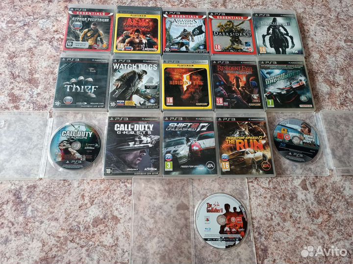 Редкие и топ игры Sony PS3 GTA4/Dark Souls/NFS