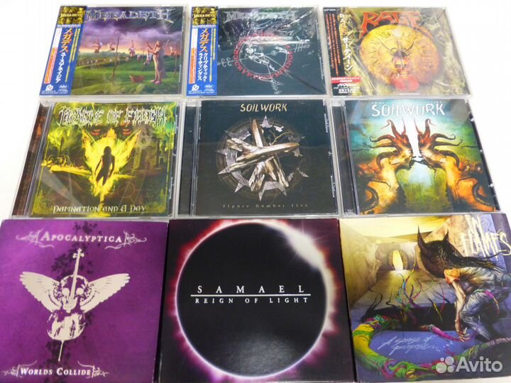 Megadeth,Cradle Of Filth,Samael,Soilwork, CD