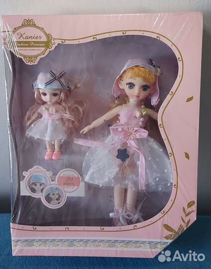 Набор шарнирных кукол новый