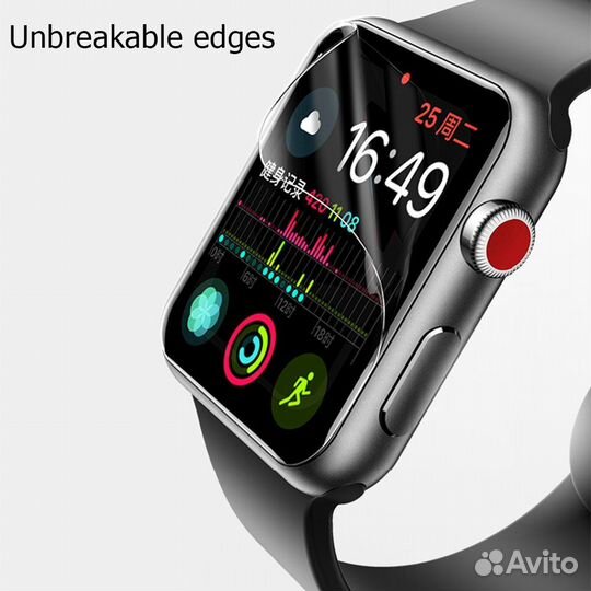 Гидрогелевая пленка на часы Apple Watch и др