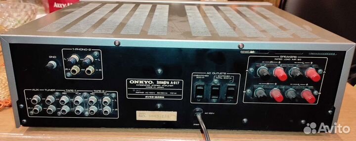 Onkyo A817 100вольт