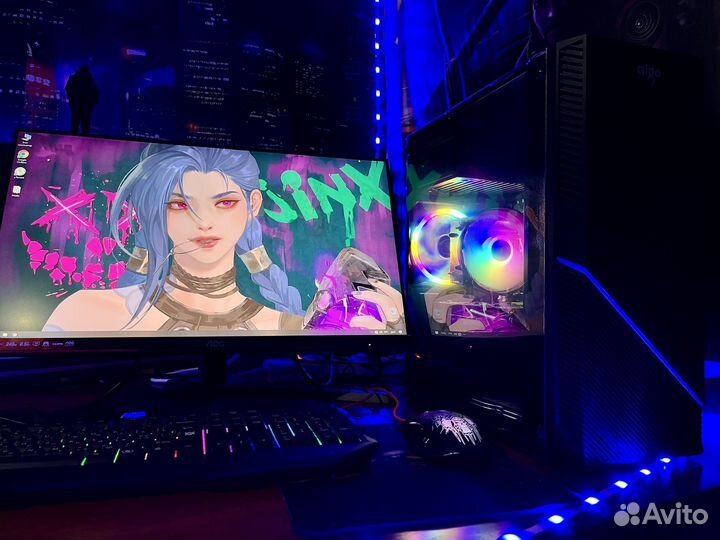 Мощный игровой компьютер RX 580
