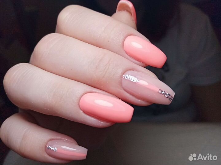 Маникюр гель лак/педикюр