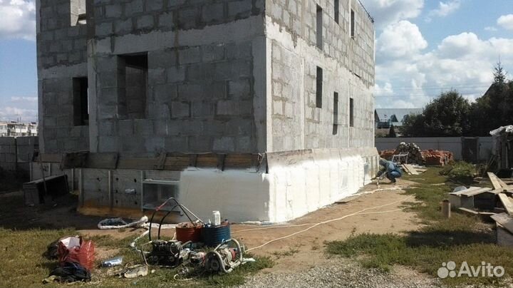 Утепление, теплоизоляция пенополиуретаном мансарды