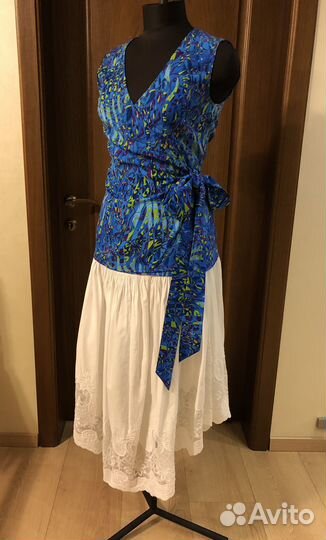 Блузка топ с запАхом 44