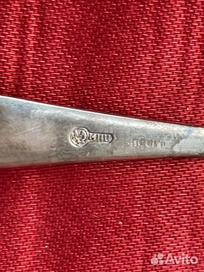 Ложка столовая серебро 875