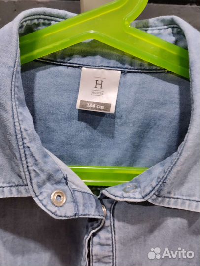 Джинсовые рубашки для девочки