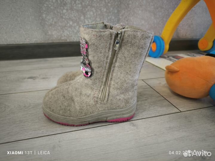 Валенки для девочки 28