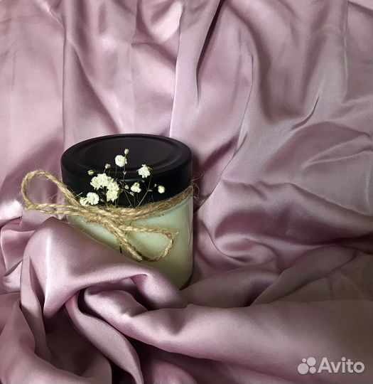 Свечи из соевого воска ручной работы