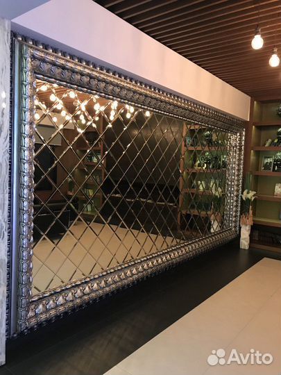 Зеркальная плитка с фацетом