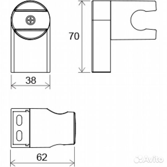 Ravak X07P639 Держатель для душа