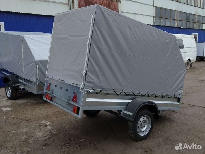Прицеп легковой 2.56*1.32 с тентом 1.4аэро от пфс