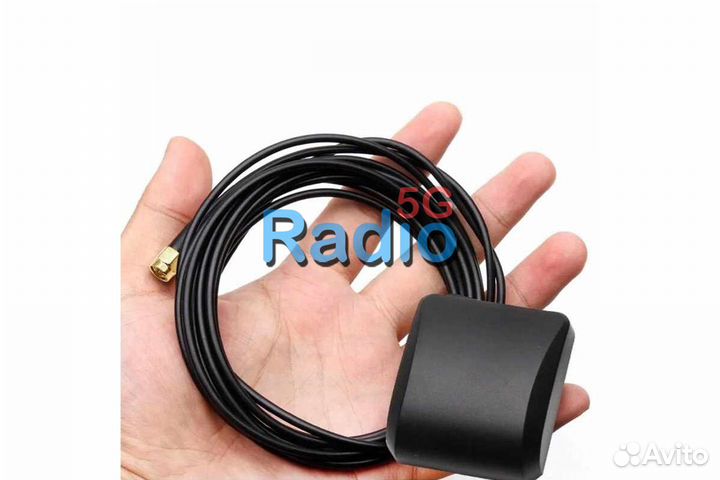 Антенна GPS-Глонасс (SMA-male, кабель 3м.)