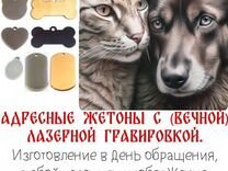 Адресные жетоны для кошек и собак