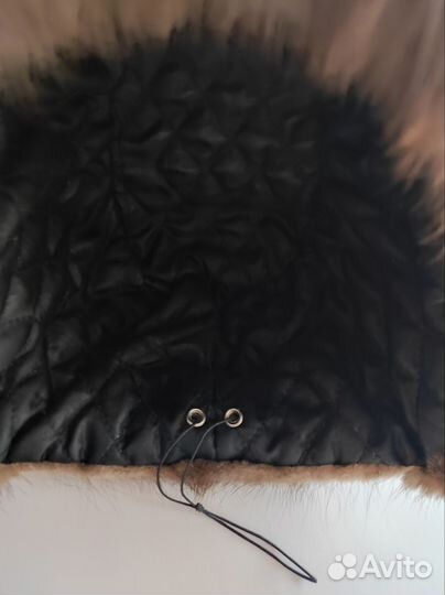 Шапка ушанка норковая женская