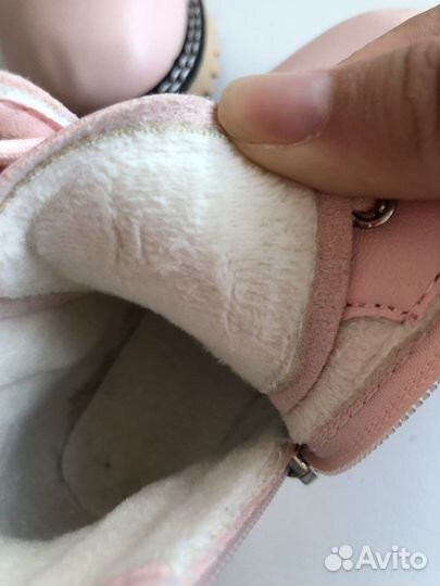 Ботинки демисезонные для девочки 24 размер