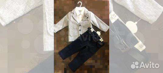 Костюм детский (Пиджак, рубашка, брюки, бабочка)
