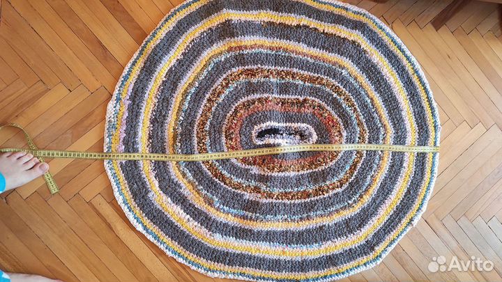 Коврик вязаный крючком