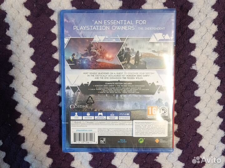 Horizon zero dawn complete edition ps4 (Новый диск