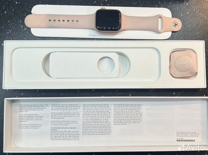 Часы apple watch 6 40 mm полный комплект