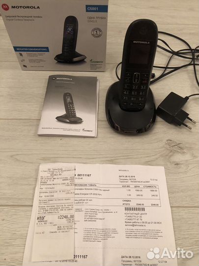 Беспроводной радиотелефон Motorola C 5001