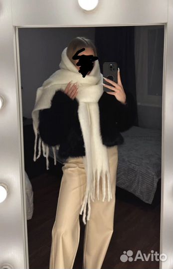 Шарф большой теплый