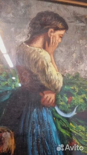 Картина. Холст. Масло. Рама. Винтаж из Европы