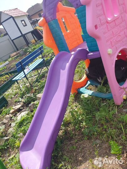 Детская горка пластиковая уличная