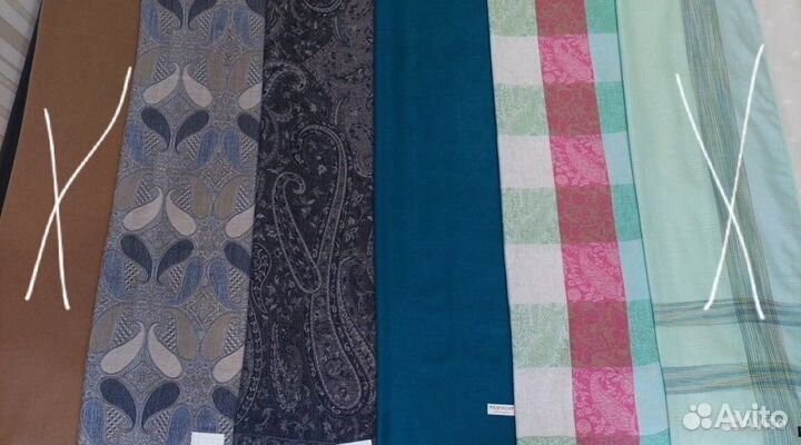 Палантины 100 проц. пашмина и шерсть. Новые