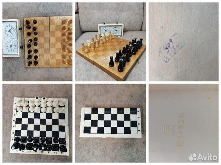 Шахматы,часы,шашки для игры в нарды СССР