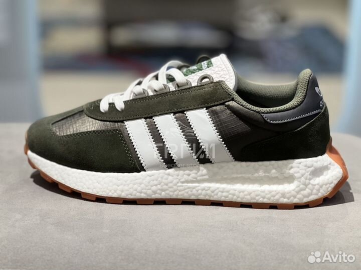 Кроссовки Adidas Retropy E5 Dark Green White Gum