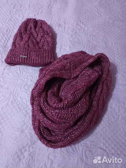 Шапка и снуд для девочки