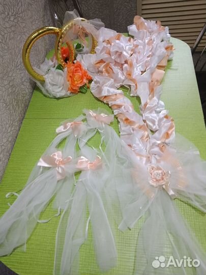 Украшения для машины свадебное,и Аксессуары