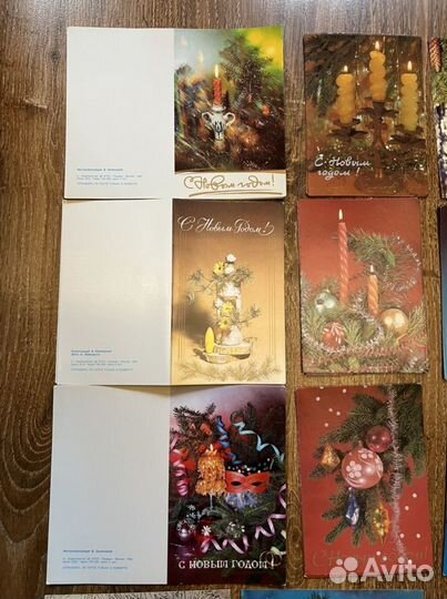 Открытки с новым годом СССР