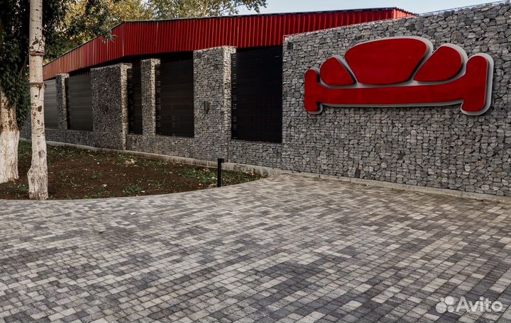 Тротуарная плитка кирпичик