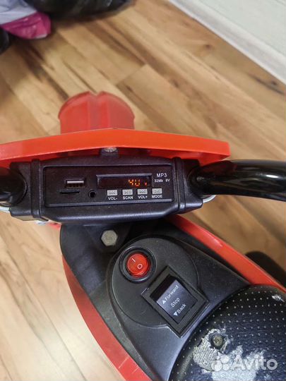 Детский мотоцикл на аккумуляторе бу