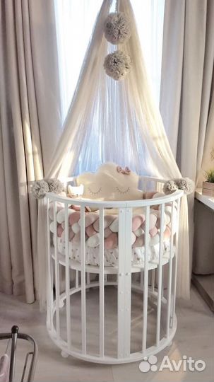 Бортики в детскую кроватку