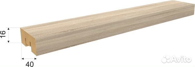 Рейка мдф интерьерная Бриона