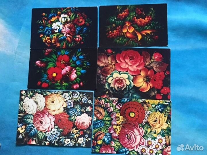 Советские открытки Зарубин Устинова и др