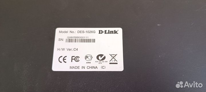 Коммутатор D-Link DES-1026G, неуправляемый
