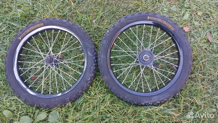 Колеса велосипеда 16 дюйм переднее заднее
