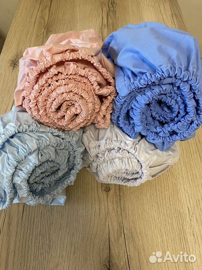 Простынь на резинке 120 60