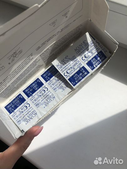Контактные линзы acuvue oasys 1.25