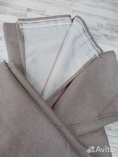 Шторы блэкаут рогожка